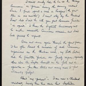 a page of handwritten text