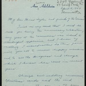 a page of handwritten text