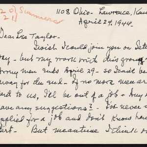 a page of handwritten text