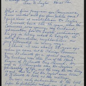 a page of handwritten text