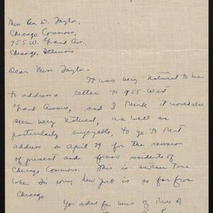 a page of handwritten text