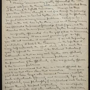 a page of handwritten text