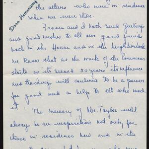 a page of handwritten text