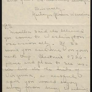 a page of handwritten text