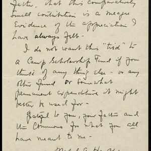 a page of handwritten text