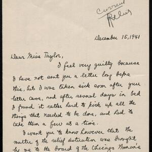 a page of handwritten text