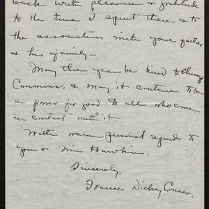 a page of handwritten text