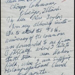 a page of handwritten text