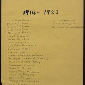 a page of handwritten text