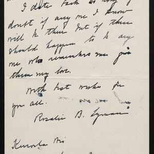 a page of handwritten text