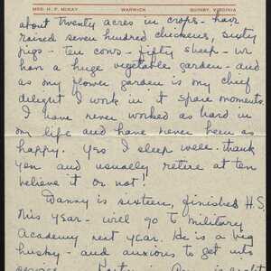 a page of handwritten text