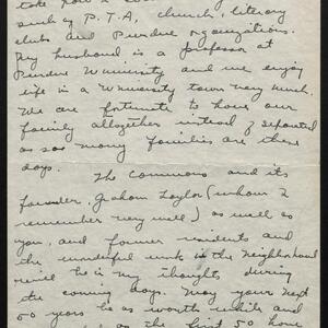 a page of handwritten text