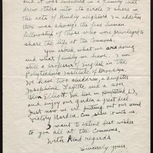 a page of handwritten text