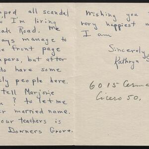 a page of handwritten text