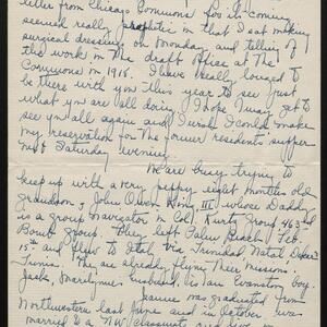 a page of handwritten text