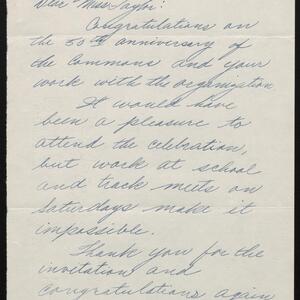 a page of handwritten text