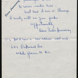 a page of handwritten text