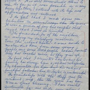 a page of handwritten text