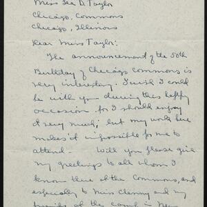 a page of handwritten text