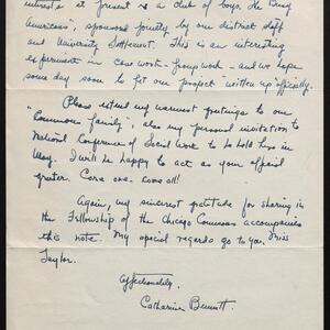 a page of handwritten text