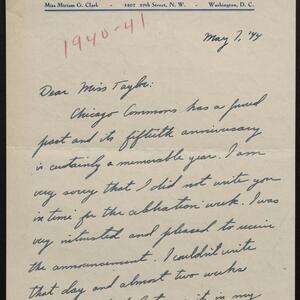 a page of handwritten text