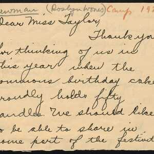 a page of handwritten text