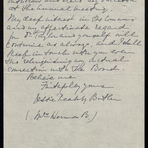 a page of handwritten text