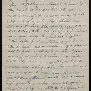 a page of handwritten text