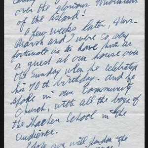 a page of handwritten text