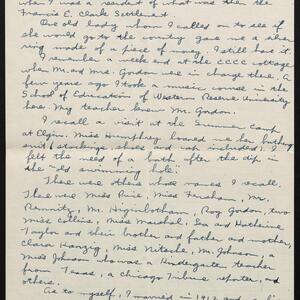 a page of handwritten text