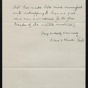 a page of handwritten text