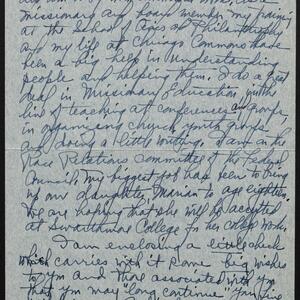 a page of handwritten text