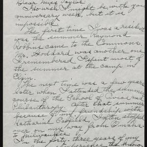 a page of handwritten text