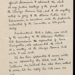 a page of handwritten text