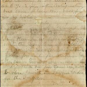 a page of handwritten text