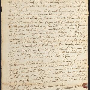 a page of handwritten text