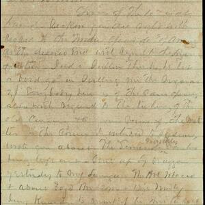 a page of handwritten text