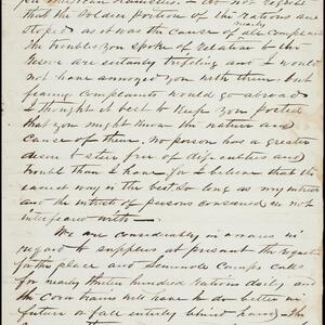 a page of handwritten text