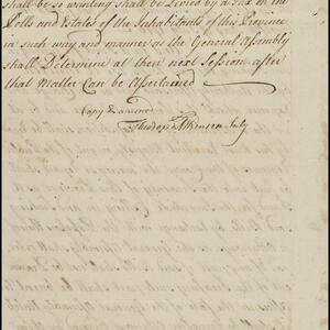 a page of handwritten text