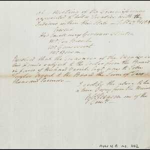 a page of handwritten text