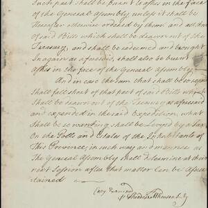 a page of handwritten text