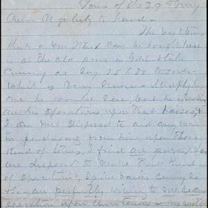 a page of handwritten text