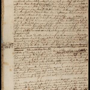 a page of handwritten text