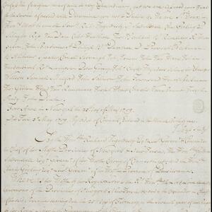 a page of handwritten text