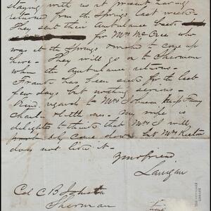 a page of handwritten text