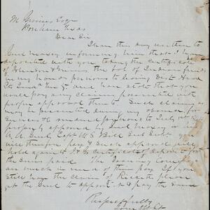 a page of handwritten text