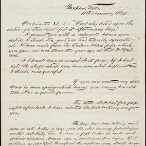 a page of handwritten text