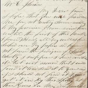 a page of handwritten text