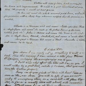 a page of handwritten text