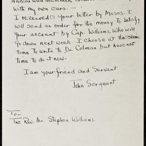 a page of handwritten text